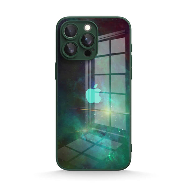 Green Pluto Nebula | IPhone Series Tempered Glass Case