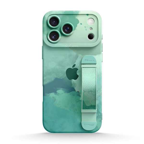 Lotus Leaf Green | iPhone Series Multifunctional Wristband Case