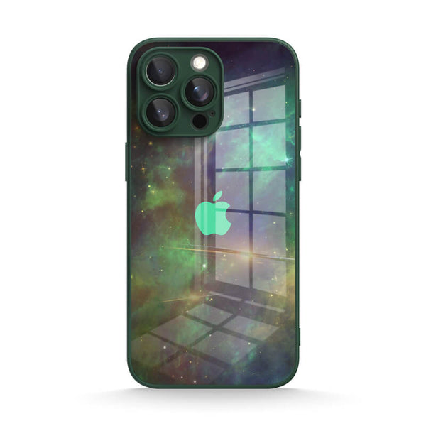 Turquoise Nebula | IPhone Series Tempered Glass Case
