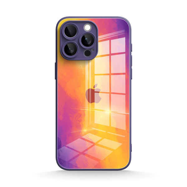 Fire Cloud-A Line of Sky | IPhone Series Tempered Glass Case
