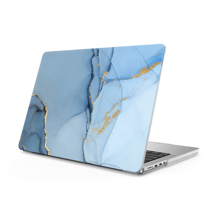 Gold Crack Blue | Macbook Anti-Fall Protective Case