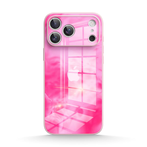 Pink Lava | IPhone Series Tempered Glass Case