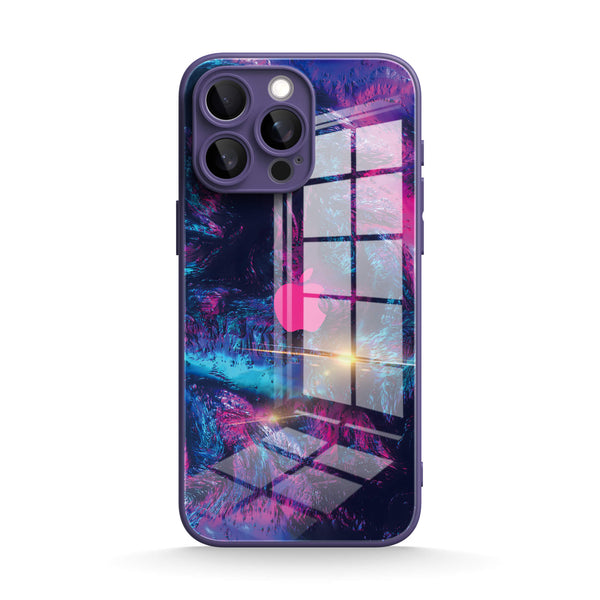 Psychedelic Nebula | IPhone Series Tempered Glass Case