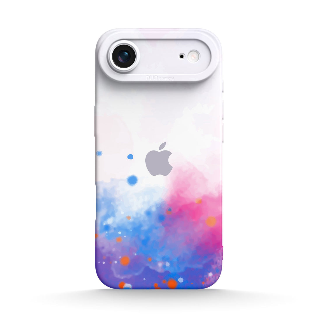 Sputter-Pink Blue Purple | IPhone Series Impact Resistant Protective Case