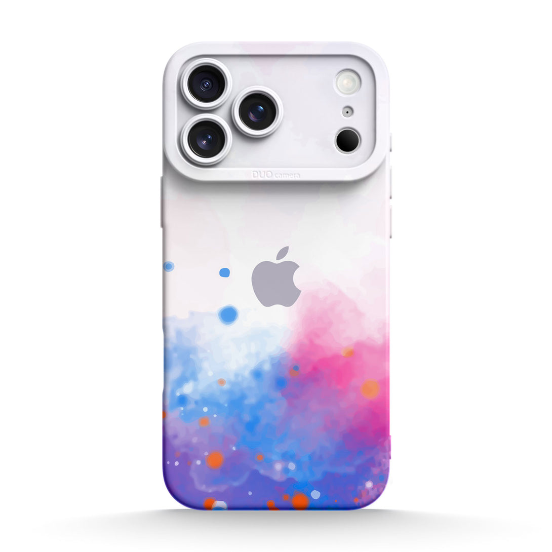 Sputter-Pink Blue Purple | IPhone Series Impact Resistant Protective Case