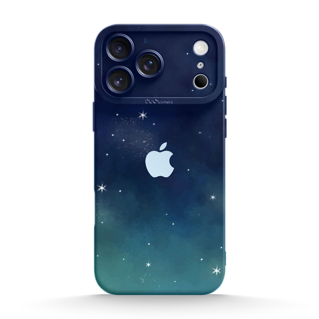 Star-Blue Green | IPhone Series Impact Resistant Protective Case