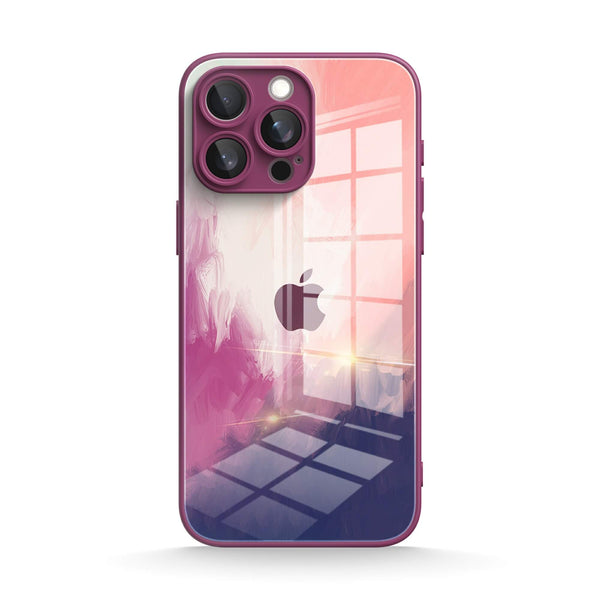 Berry Color | IPhone Series Tempered Glass Case