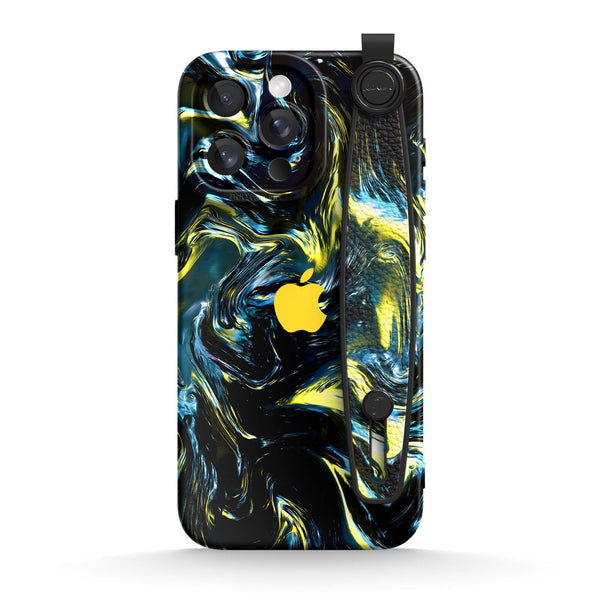 Dark Gold Matter | iPhone Series Multifunctional Wristband Case