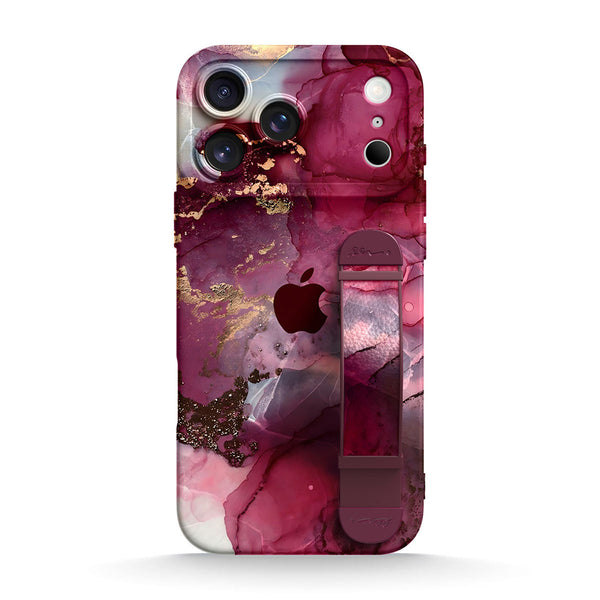 Red Yarn Jade | iPhone Series Multifunctional Wristband Case