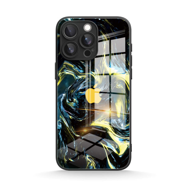 Dark Gold Matter | IPhone Series Tempered Glass Case