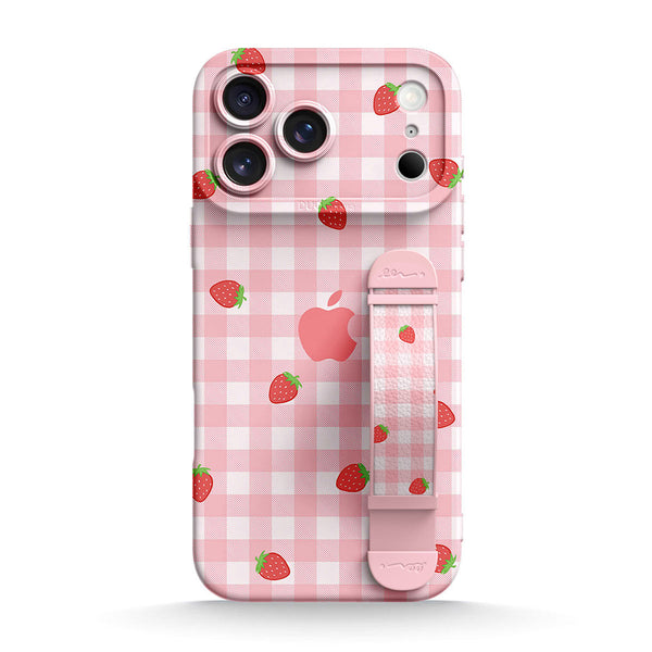 Sweet Strawberry | iPhone Series Multifunctional Wristband Case