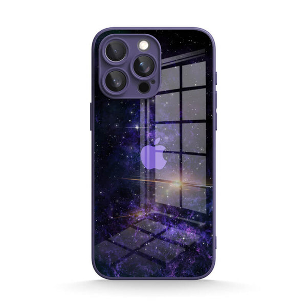 Purple Planet | IPhone Series Tempered Glass Case
