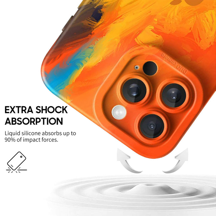 Blue/Orange | IPhone Series Impact Resistant Protective Case