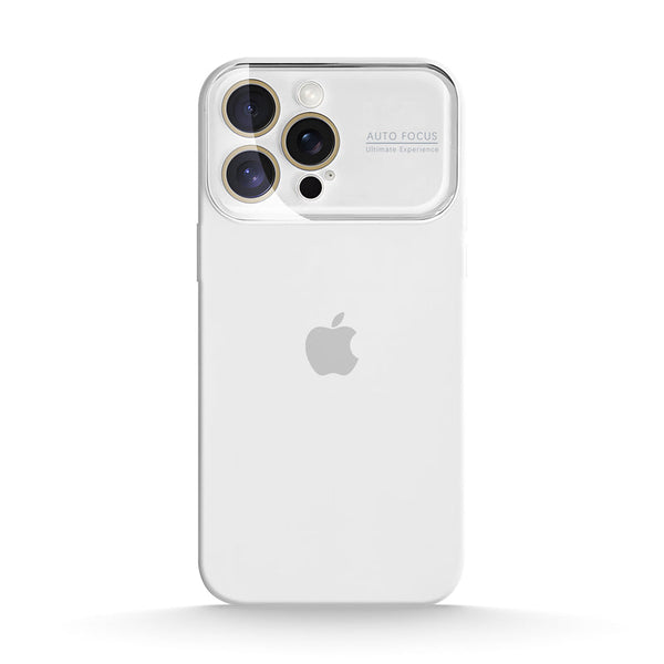 Antique White | iPhone Large Window Liquid Silicone Case
