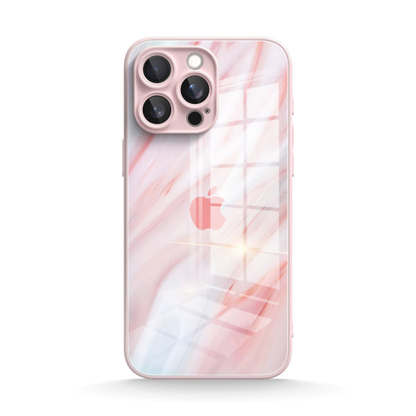 Pink Jade |IPhone Series Tempered Glass Case