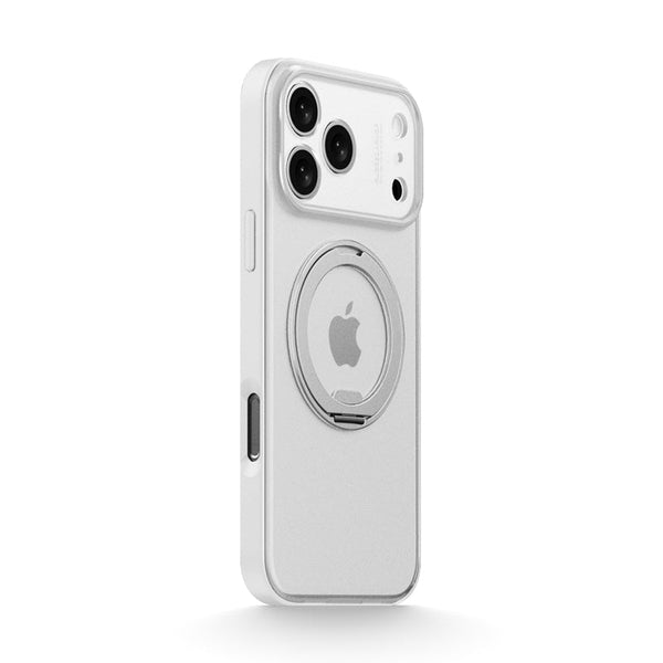 Transparent White | iPhone MagSafe Stand Frosted Case