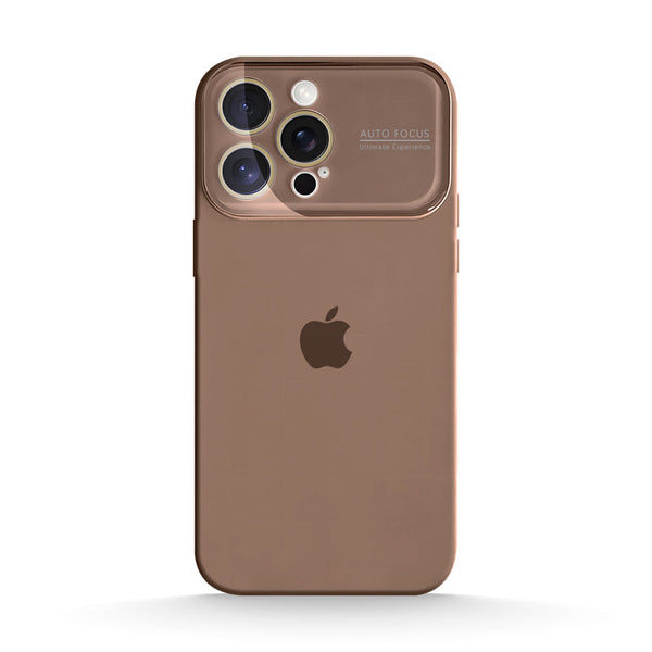 Deep Brown | iPhone Large Window Liquid Silicone Case