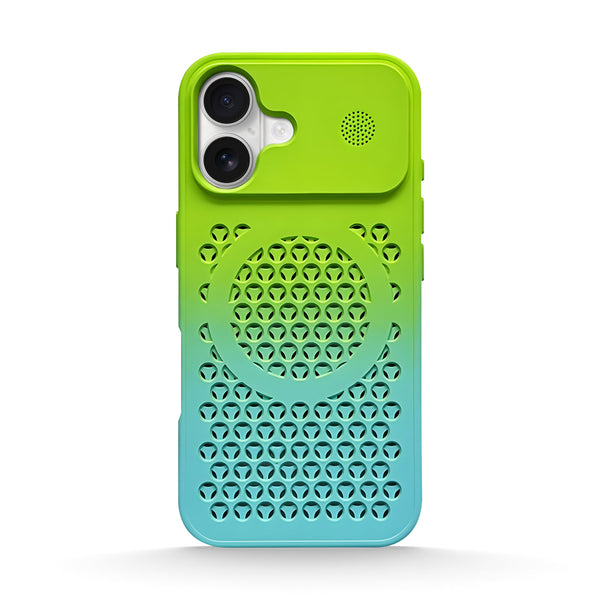 Green Blue | iPhone MagSafe Gradient Cooling Case