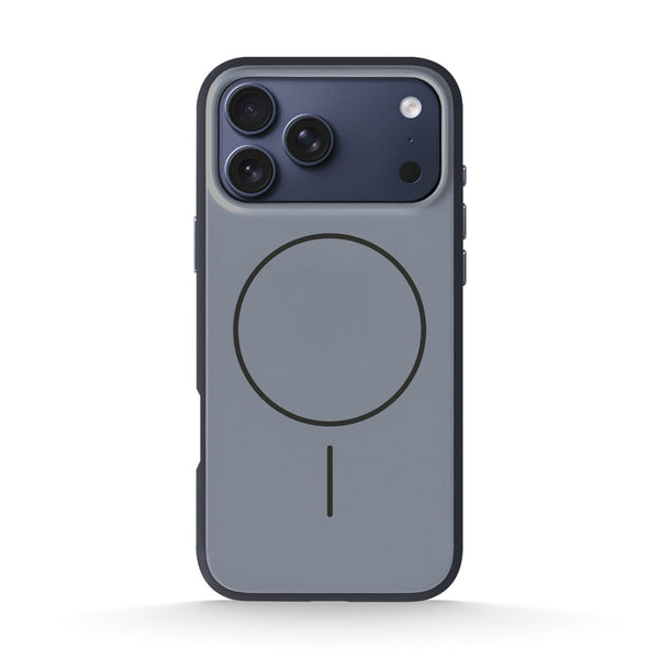 Navy Blue | iPhone MagSafe Two-Tone Frosted Case