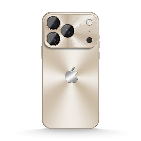 Titanium Gold | iPhone Glare Metal Case