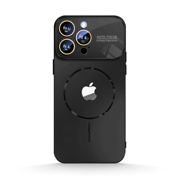 Noble Black | iPhone Window Magnetic Matte Glass Case