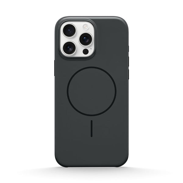 Midnight Black | iPhone MagSafe Glossy Silicone Case