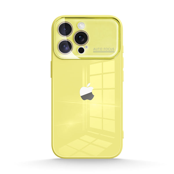 Yellow | iPhone Window Tempered Glass Case