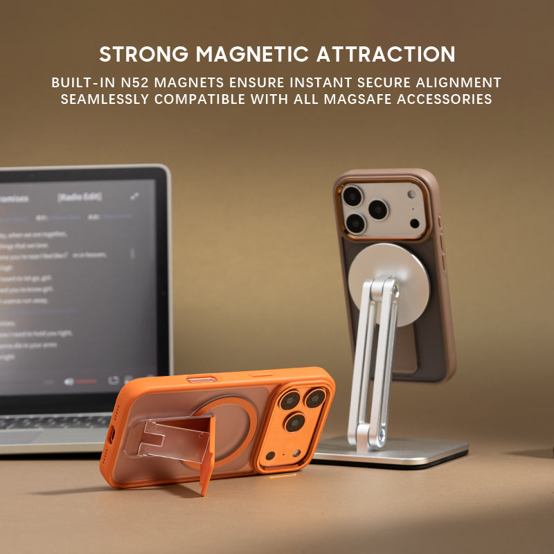 Navy Blue | iPhone MagSafe Hidden Stand Case – Magpiec