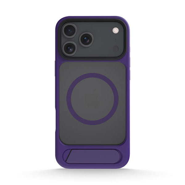 Dark Purple | iPhone MagSafe Matte Slanted Stand Case
