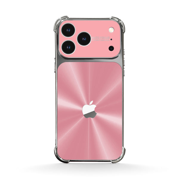 Pink | iPhone Four-Corner Iridescent Case