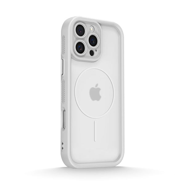 Light Gray | iPhone Magsafe Heat Dissipation Semi-Transparent Case