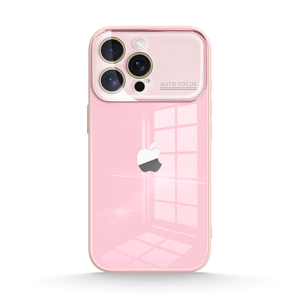 Pink | iPhone Window Tempered Glass Case