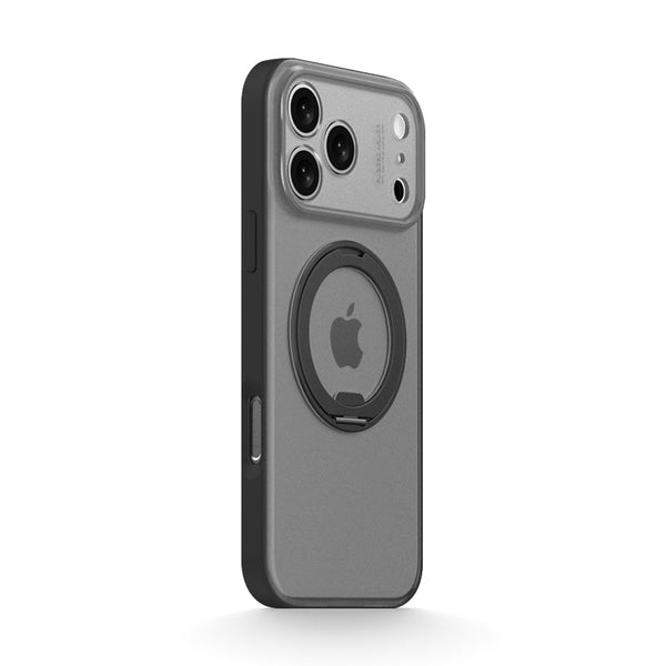 Transparent Black | iPhone MagSafe Stand Frosted Case