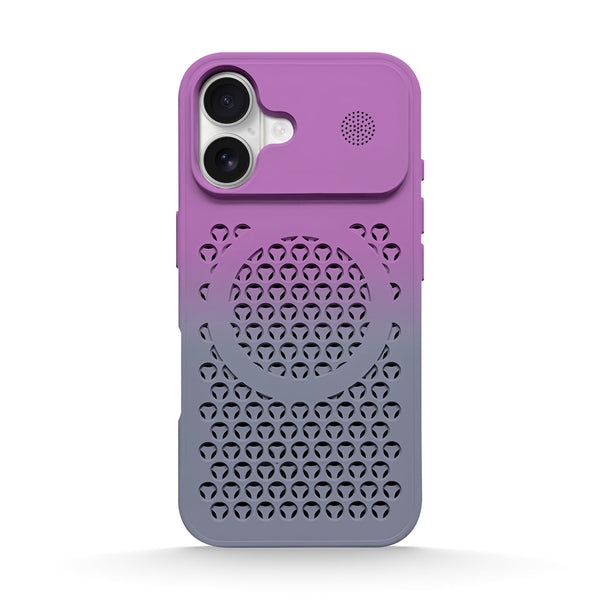 Purple Gray | iPhone MagSafe Gradient Cooling Case