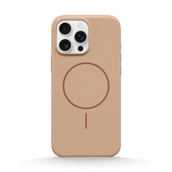 Desert Gold | iPhone MagSafe Glossy Silicone Case