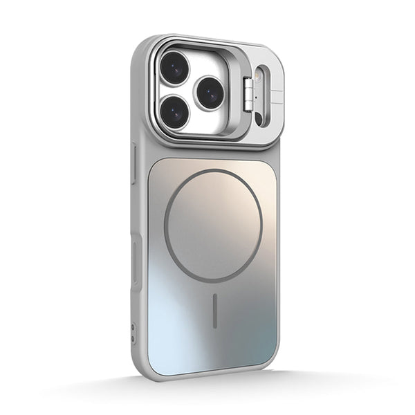 Silver | iPhone MagSafe Lens Support Matte Case