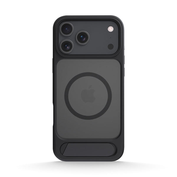 Black | iPhone MagSafe Matte Slanted Stand Case