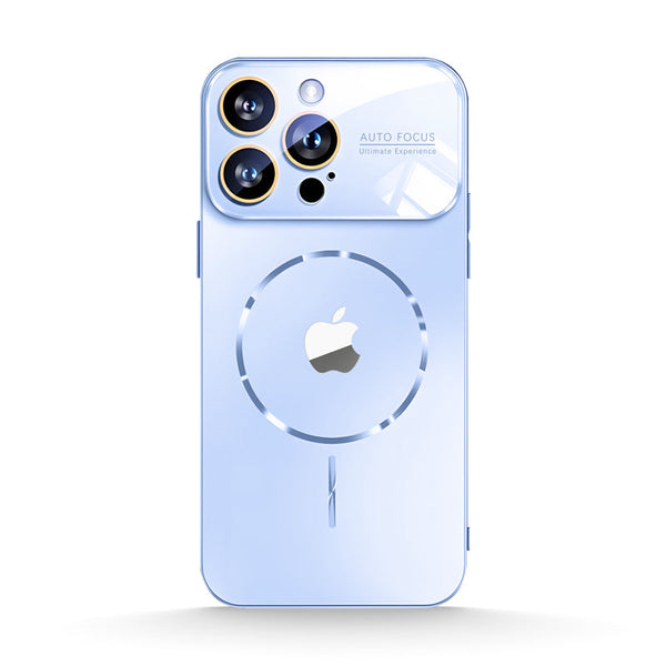 Light Blue | iPhone Window Magnetic Matte Glass Case