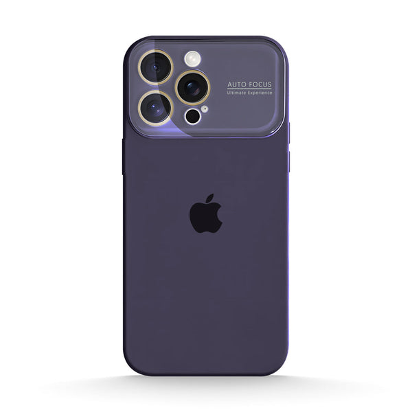 Dark Purple | iPhone Large Window Liquid Silicone Case