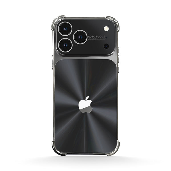 Black | iPhone Four-Corner Iridescent Case