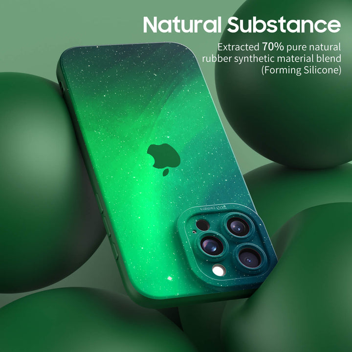 Optical Magnetic-Purple Green | IPhone Series Impact Resistant Protective Case