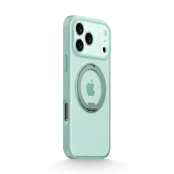 Transparent Cyan | iPhone MagSafe Stand Frosted Case