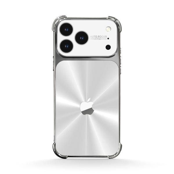 White | iPhone Four-Corner Iridescent Case