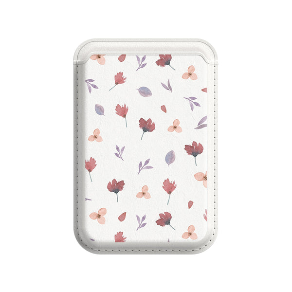 Floral Scent | Leather Wallet with MagSafe