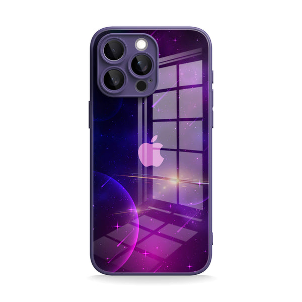 Meteors＆Planets | IPhone Series Tempered Glass Case