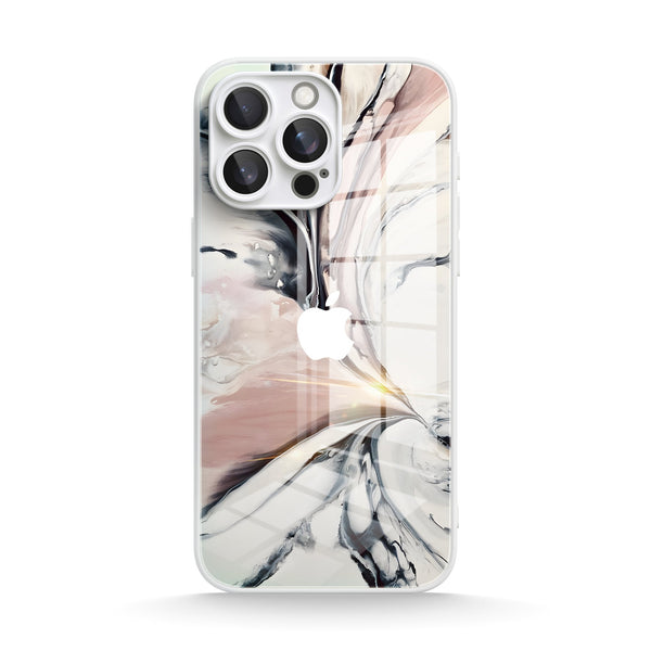 Dune White |IPhone Series Tempered Glass Case