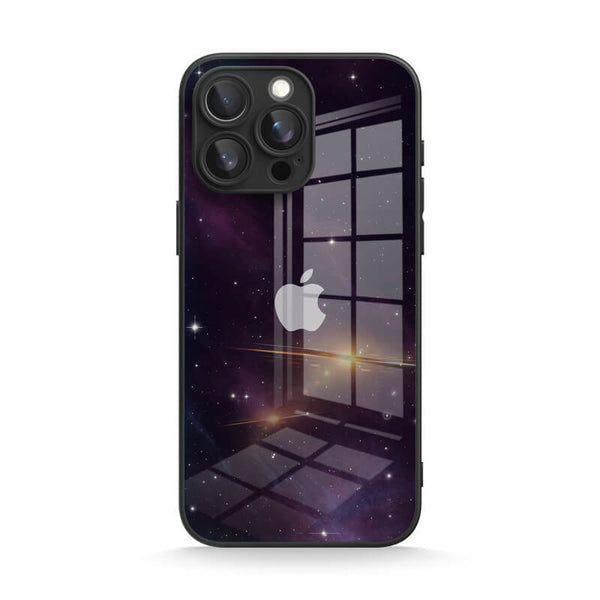 Purple Black | IPhone Series Tempered Glass Case