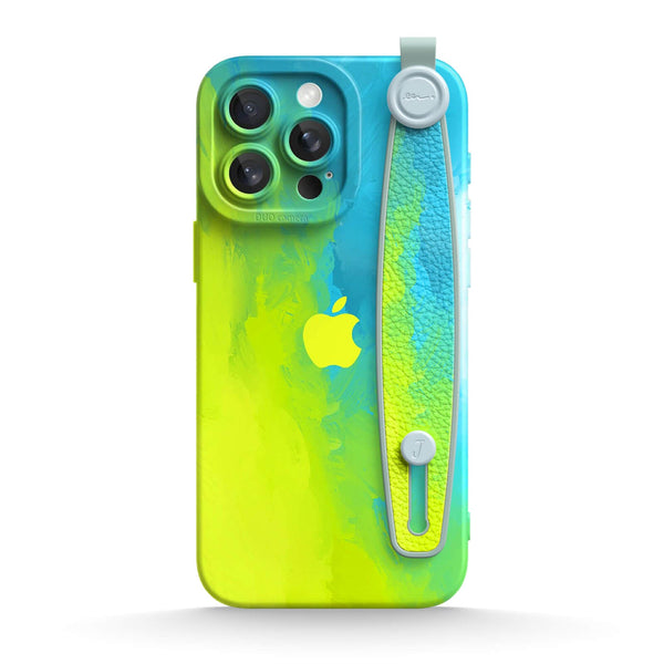 Fluorescent Beach | iPhone Series Multifunctional Wristband Case