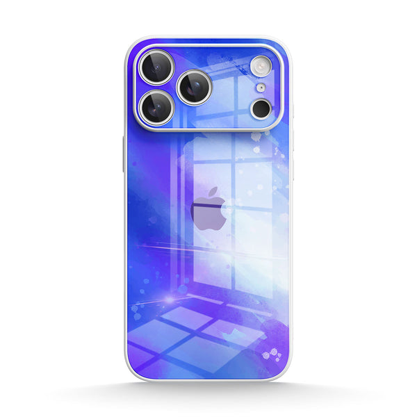 Extremely Frozen Blue | IPhone Series Tempered Glass Case