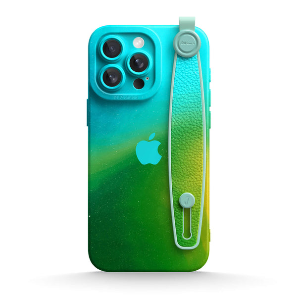 Polar-Green to Yellow | iPhone Series Multifunctional Wristband Case